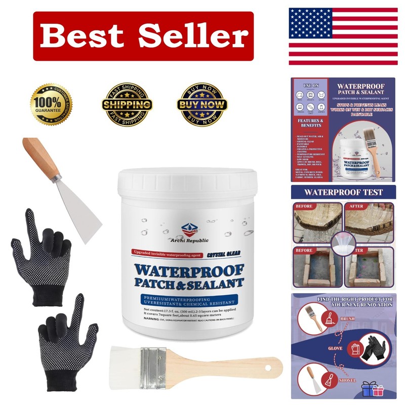 Archi Republic Clear Waterproofer – Highly Effective Waterproofing Coating That