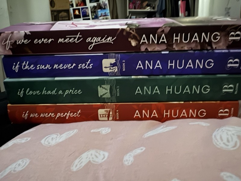 Ana Huang If Love Series Paperback: If We Ever Meet Again, Sun Never Sets, Love…