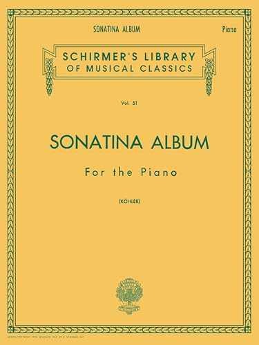 Sonatina Album – Schirmer – Paperback, by Louis Kohler; Ludwig – Acceptable