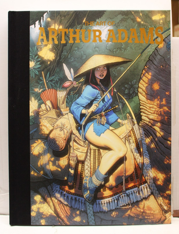THE ART OF ARTHUR ADAMS DELUXE HARDCOVER BOOK + PRINTS & BOOKMARKS NEW ~SIGNED!~
