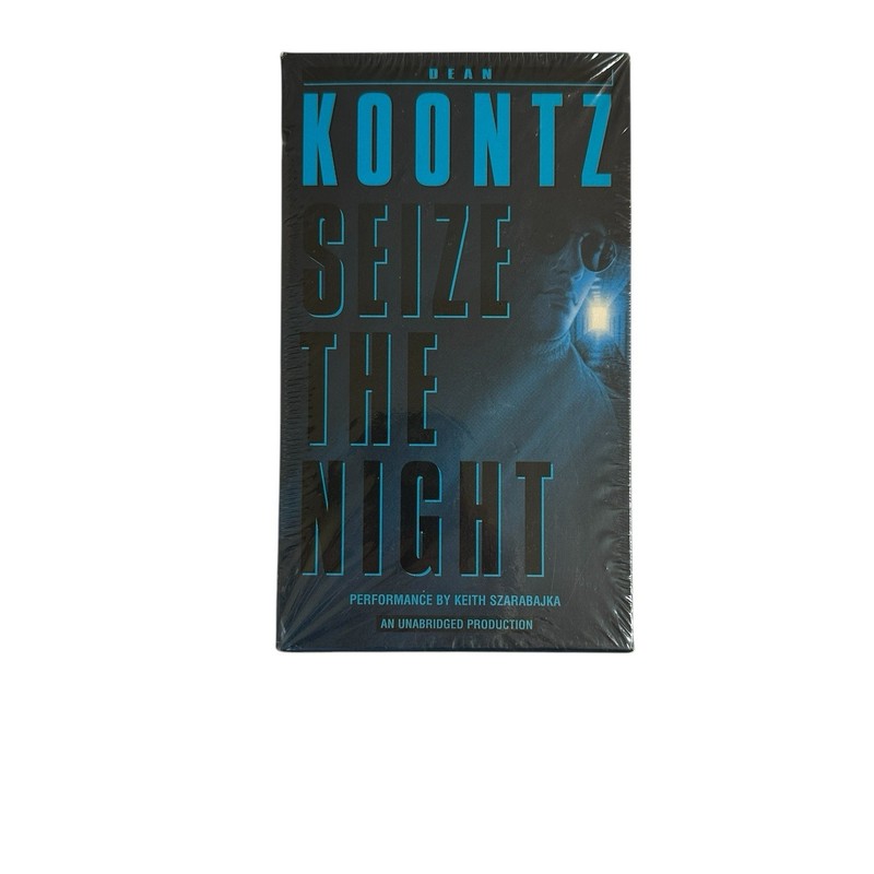 [Audiobook] Seize the Night by Dean Koontz Unabridged on 10 Cassettes New Sealed