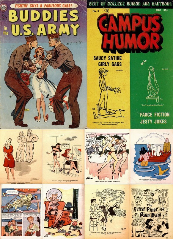 18 Old Issues of Assorted Adult Gags Humor Risqué Racy Comics Magazines on DVD gallery