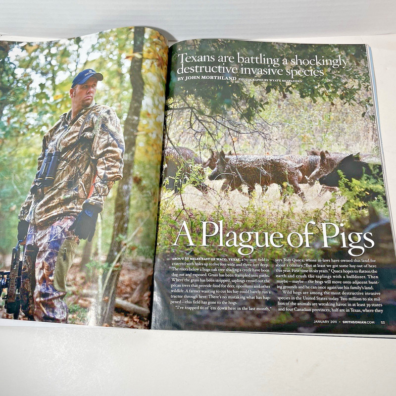 Smithsonian Magazine JAN 2011 Secrets of the Colosseum Hogs in TX 92 pages gallery