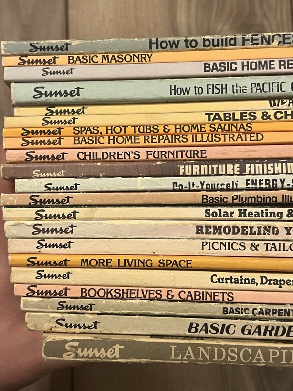 Lot Of 21 Vintage 60s 70s 80s 90s Sunset Books Home Improvements Home Garden gallery