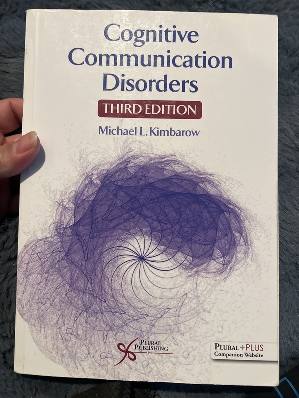 Cognitive Communication Disorders, – Paperback, by Michael L. Kimbarow Vg B-260