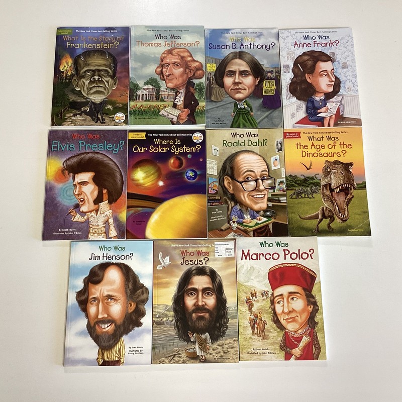 Who HQ Who What Where 11 Book Lot