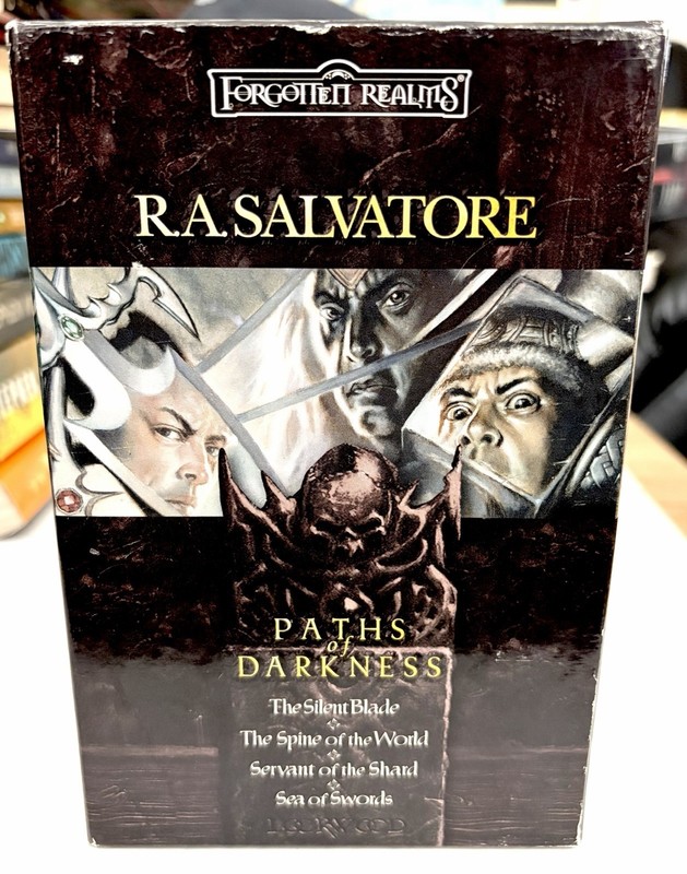 R A Salvatore Forgotten Realms Paths Of Darkness 4 Paperback Book Set gallery