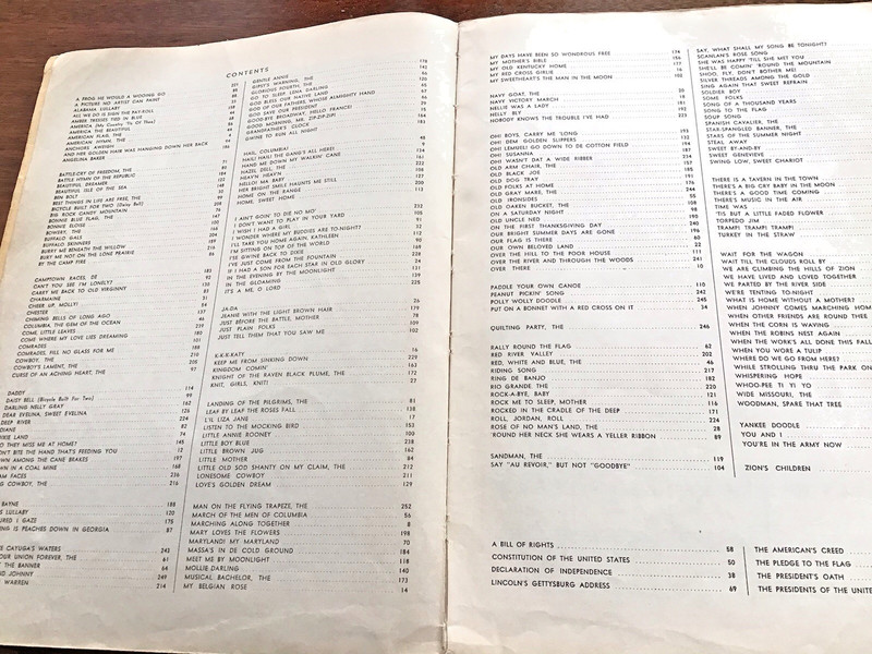 1941 Robbins Mammoth Collection of American Songs Sheet Music Book 256 Pages gallery