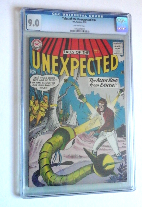 TALES OF THE UNEXPECTED # 37 CGC 9.0 1959 HIGH GRADE!