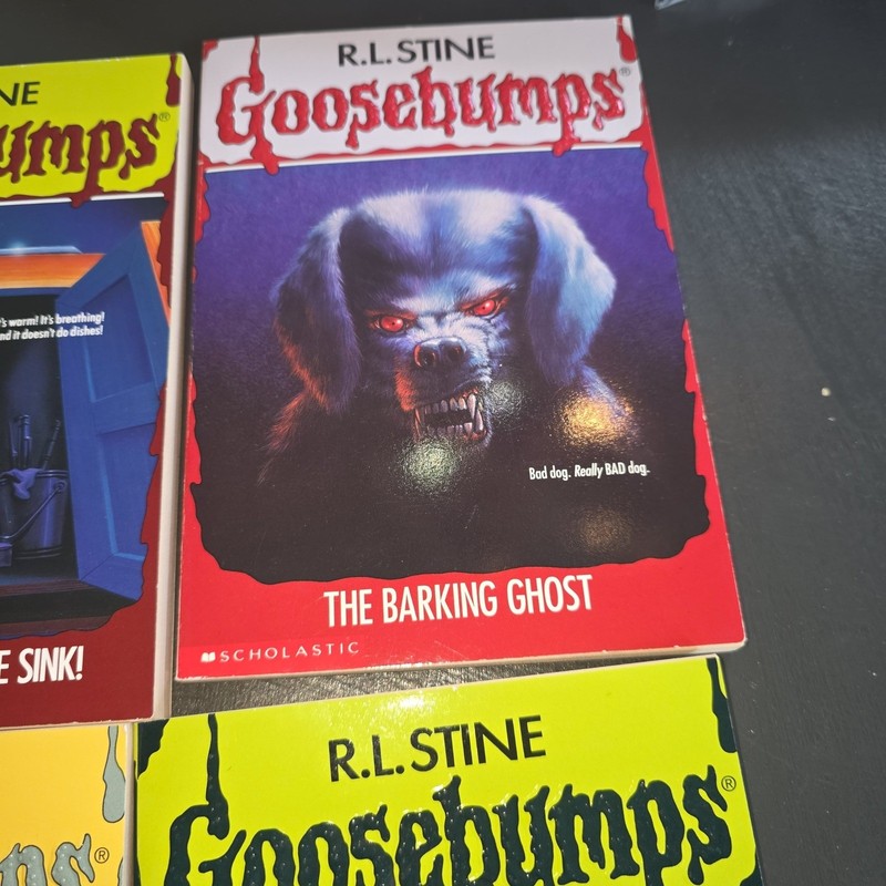 Goosebumps R.L. Stine Book Lot of 9 Original Series Scholastic Apple Fiction 90s gallery