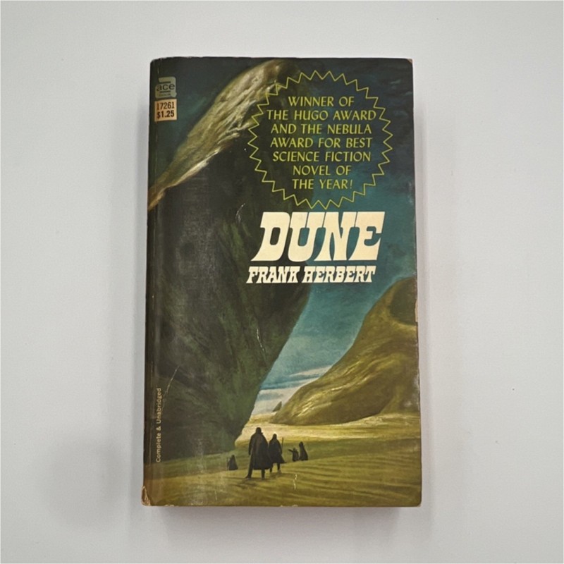 Frank Herbert Dune Paperback Ace 1965 Sci-Fi Novel Dune Series John Schoenherr