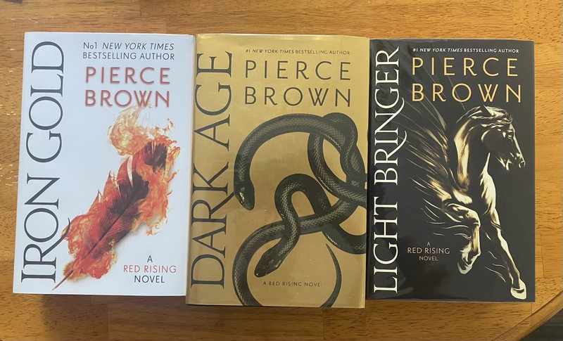 Red Rising Pierce Brown Goldsboro Signed And Numbered Matching 3 Book Set