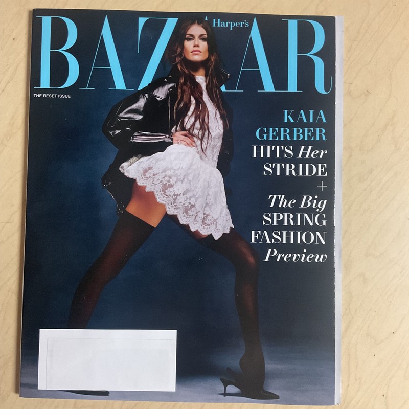 february 2026 Harper Bazaar magazine Kaia Gerber cover Spring Fashion Preview