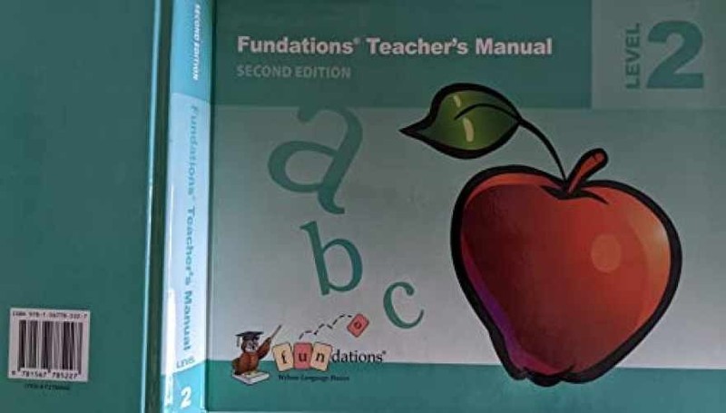 Fundations Teacher’s Manual, Second – Hardcover, by unknown author – Very Good