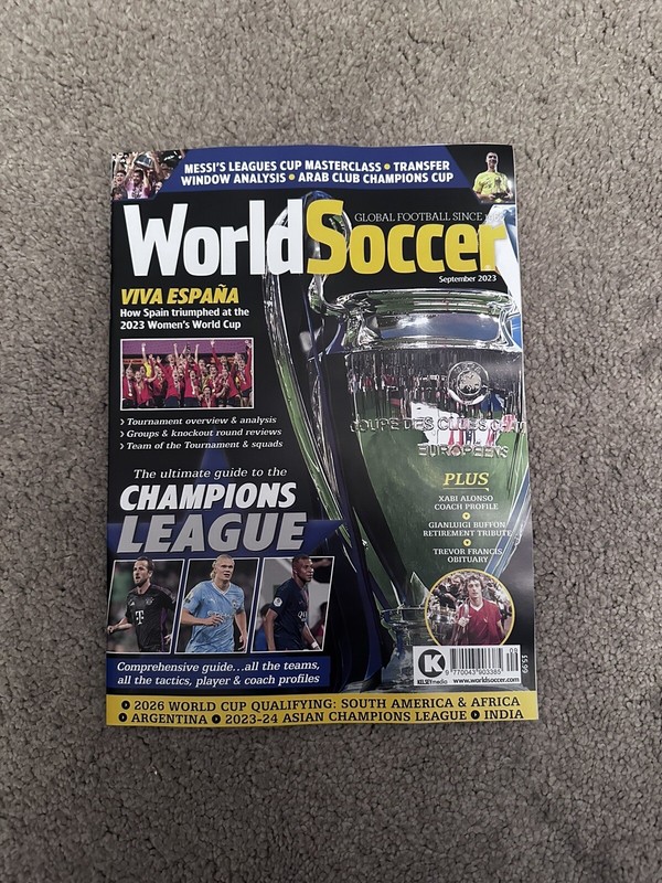World Soccer UK Magazine September 2023 23 Champions League Preview