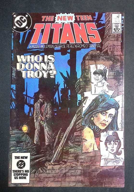The New Teen Titans #38 Copper Age DC Comics VF+