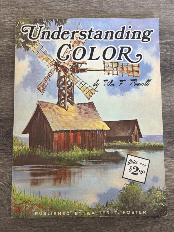 Understanding Color Walter Foster Art Book #154 W.F. Powell 1970s Vintage