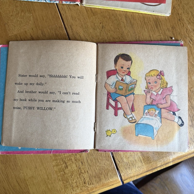 Vintage 1940’s Pussy-Willow, Rowdy Tell a Tale Children’s Book McKean Jane Wyatt gallery