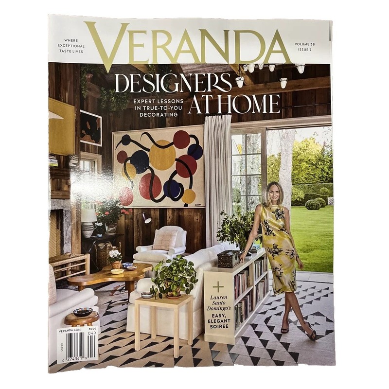 Veranda Magazine Designers at Home New York City Apartment Patterns Carpets 2024