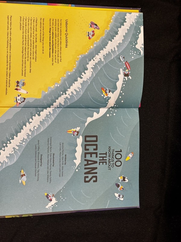 USBORNE 100 Things to Know About the Oceans by Jerome Martin Homeschool Science gallery