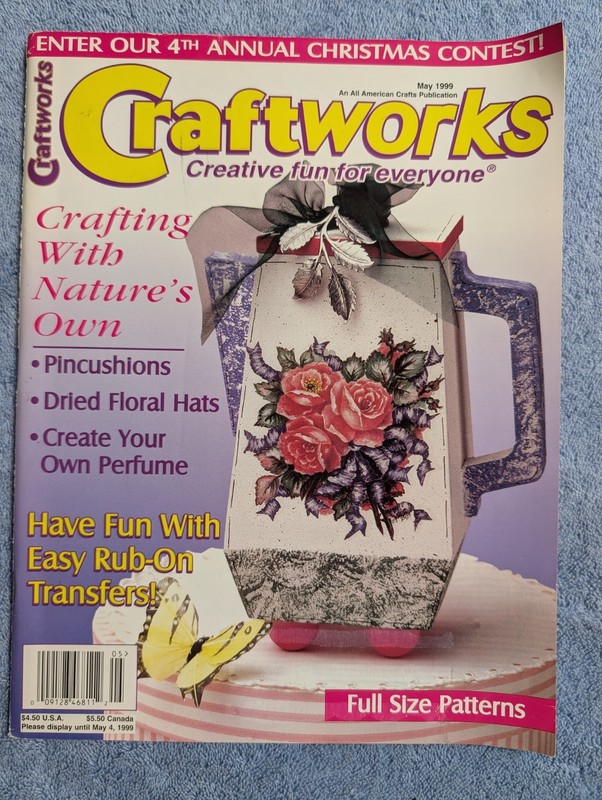 Craftworks Magazines Lot of 3 Feb 98, May 99, Feb 2000 Creative Fun For Everyone gallery