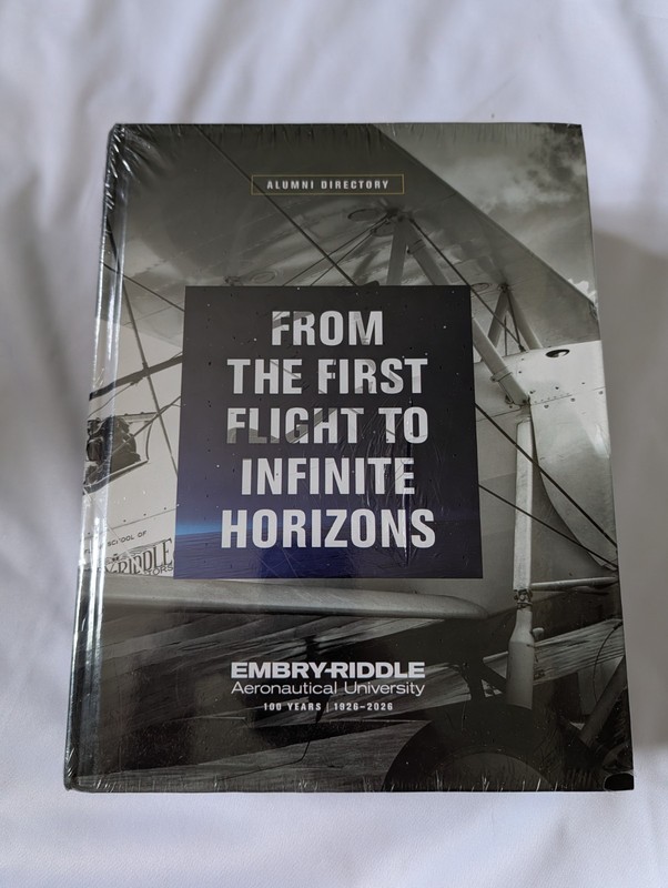Embry-Riddle Aeronautical University 2026 Alumni Directory New Sealed 100 Years