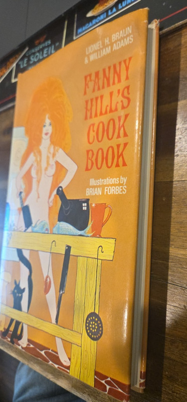 Fanny Hill's Cook Book 1971 1st Ed Illustrated by Brian Forbes, Risqué, Rare GR8 gallery