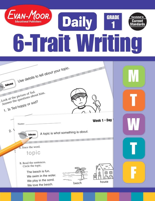 Evan-Moor Daily 6-Trait Writing, Grade 1