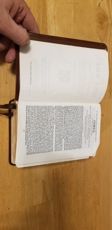 1977 LDS Quad Scriptures Holy Bible Book of Mormon Brown Leather Tabs 7” x 5” gallery