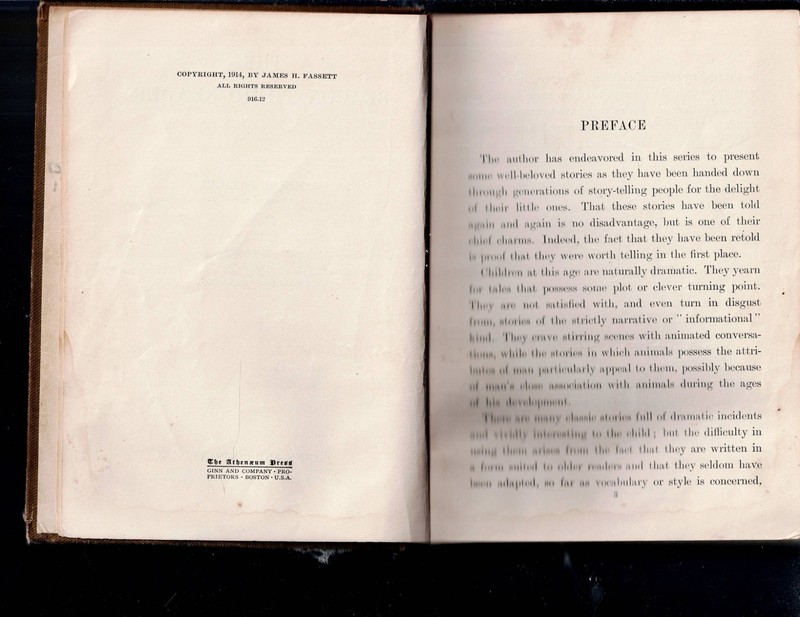 The Beacon Third Reader by Fassett 1914 Hardcover Book gallery