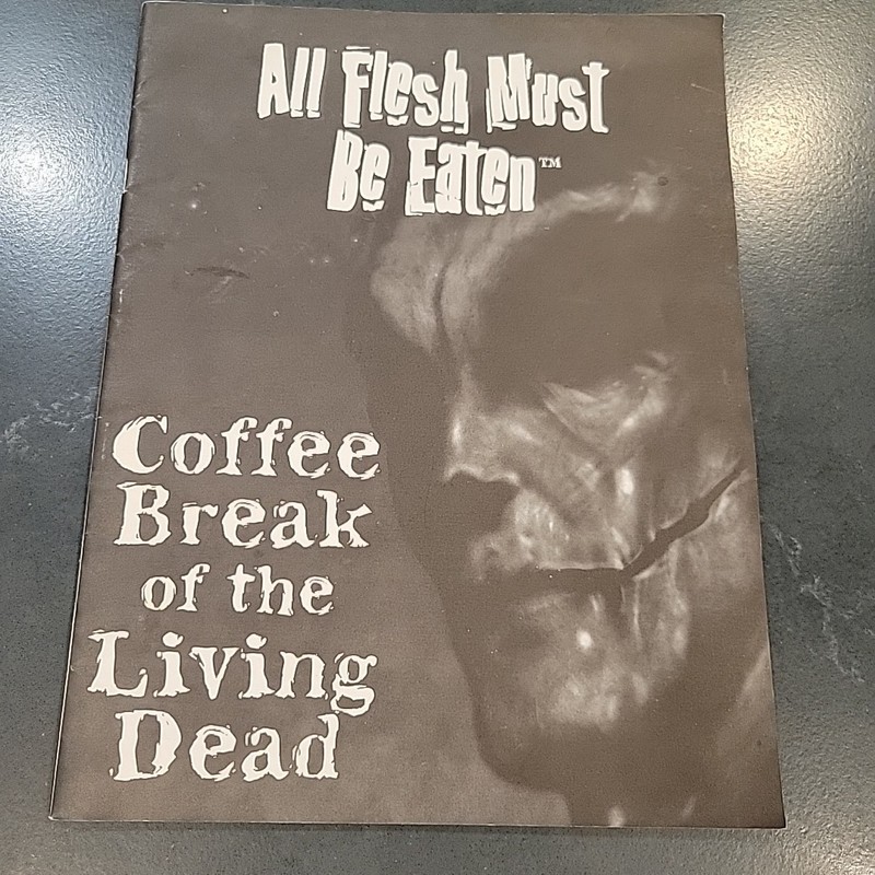 ALL FLESH MUST BE EATEN Coffee Break of the Living Dead RPG Eden Studios EDN8001