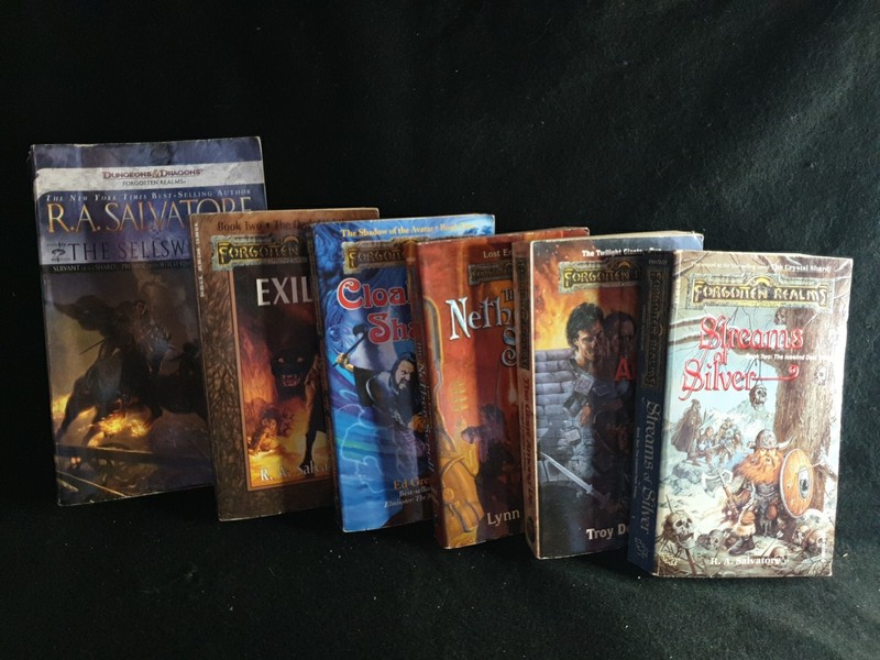 LOT OF 6 Forgotten Realms / Ravenloft Paperbacks