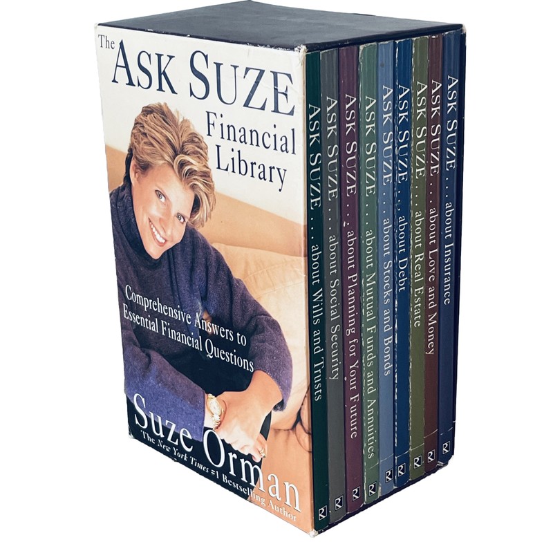 Ask Suze Financial Library Suze Orman Boxed Set 9 Books Insurance Love SSI Wills