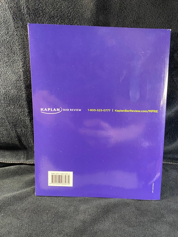 Kaplan Bar Review MPRE Study Guide Book 2022 ABA American Bar Association gallery