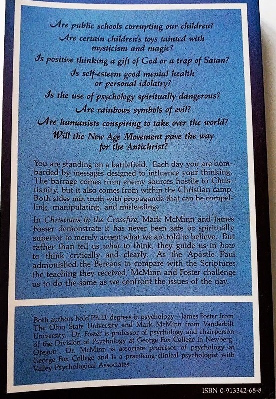 Christians in the Crossfire ~ Mark R. McMinn & James Foster : Jesus and GOD NEW! gallery