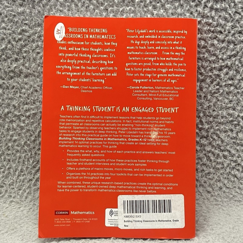 Corwin Mathematics Ser.: Building Thinking Classrooms in Mathematics, Grades... gallery