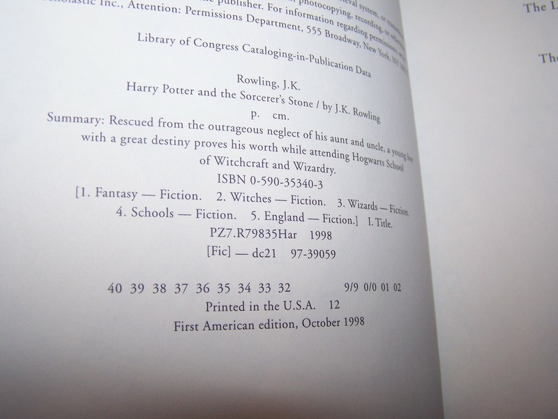HARRY POTTER HARDBACK BOOK LOT 4 BOOKS #1 #2 #4 & #5 IN SERIES gallery