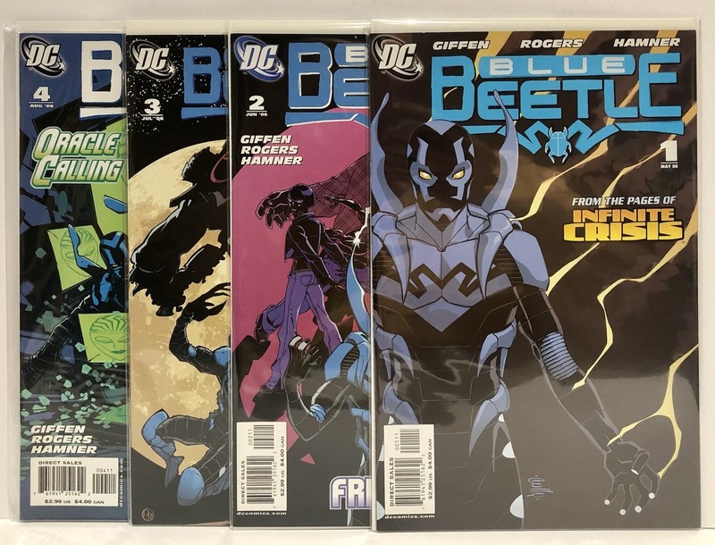 BLUE BEETLE #s 1 2 3 4 [2006 4 comics DC] NM Giffen Hamner DCEU Jamie Reyes