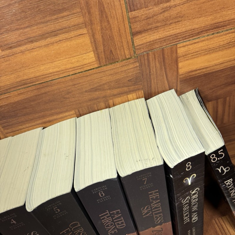 Set Of 10 Zodiac Academy Books 0.5-8.5 gallery