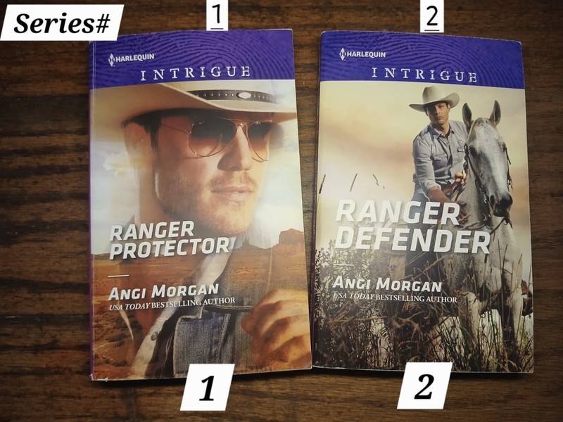 Lot of 2 Harlequin Intrigue Novel by Angi Morgan #1&2 In Series Paperback Books
