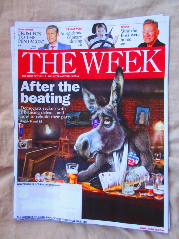 The WEEK magazine November 22, 2024 edition / NEW /