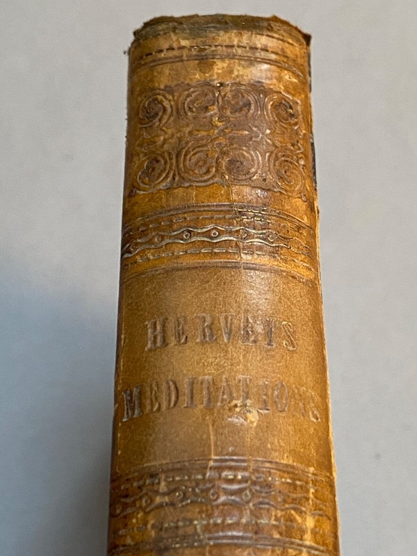 MEDITATIONS & CONTEMPLATIONS - James Hervey [1844] full leather bound engravings gallery