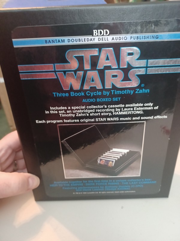 Star Wars Timothy Zahn Three Book Cycle Audio Cassette Tapes and case - Set of 7 gallery