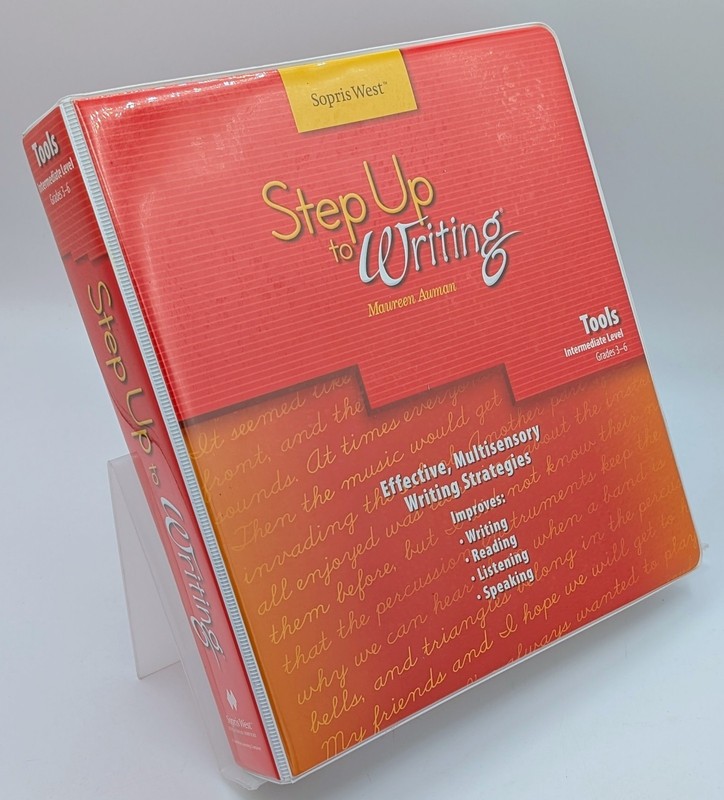 Step Up to Writing Grades 3-6 Sopris West Teacher Resource Guide Binder Auman