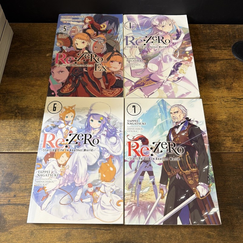 Lot of 14 Re:Zero Starting Life in Another World Books 1, 6-7, 10-15, 17-20 EX 5 gallery