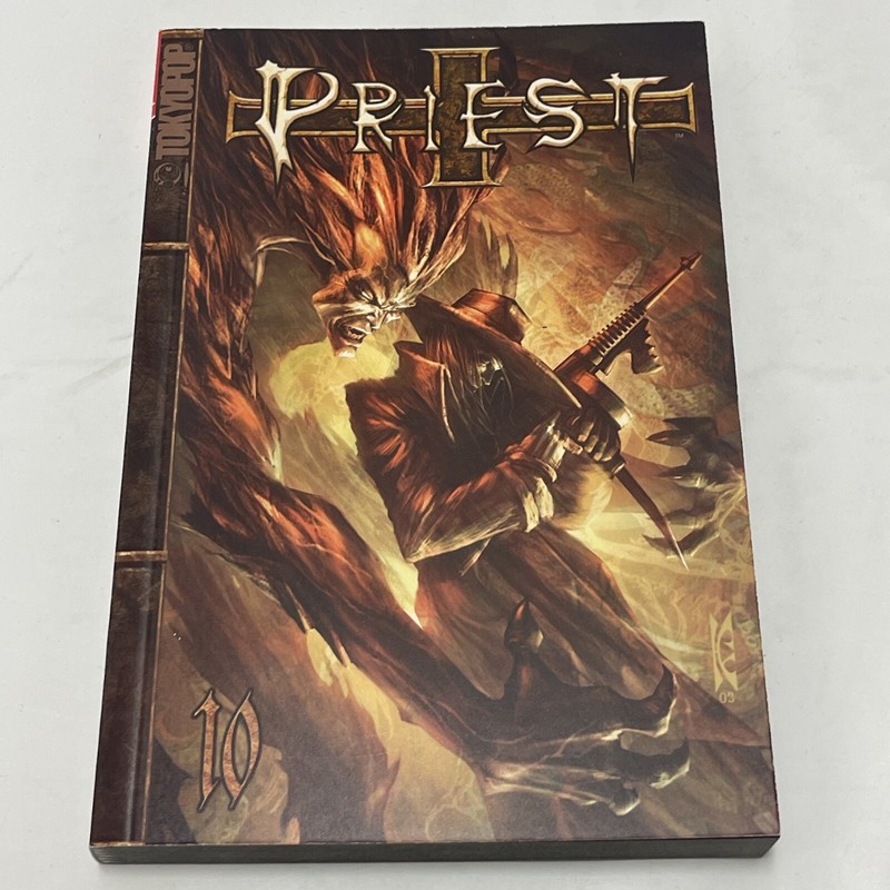 Priest Manga Volume 10 Manga By Min-Woo Hyung Free Shipping!