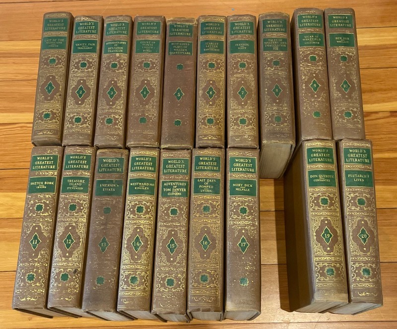 Vintage Classics World’s Greatest Literature, 20-Volume Set (Vol 18 MISSING)