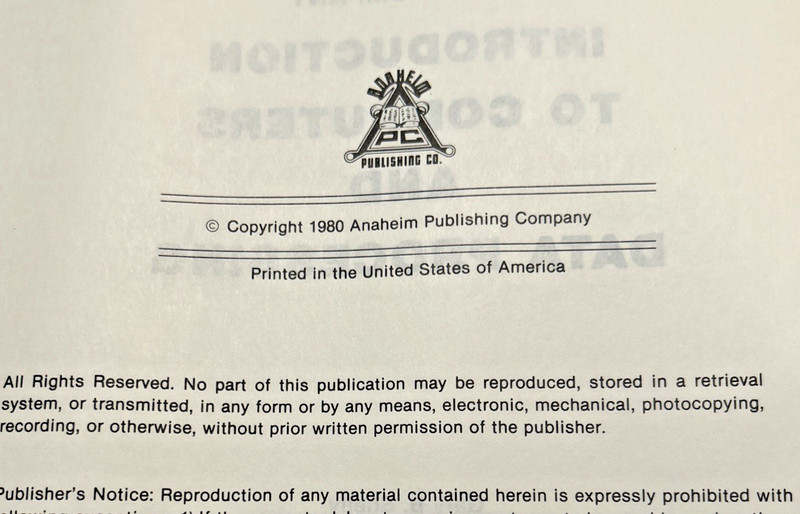 Intro to Computers and Data Processing ~ Answer Manual ~ 1980 gallery