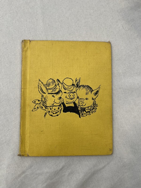 Vintage 1963 The Three Little Pigs By Margaret Hillert 1st Ed. 6th Print HC Book