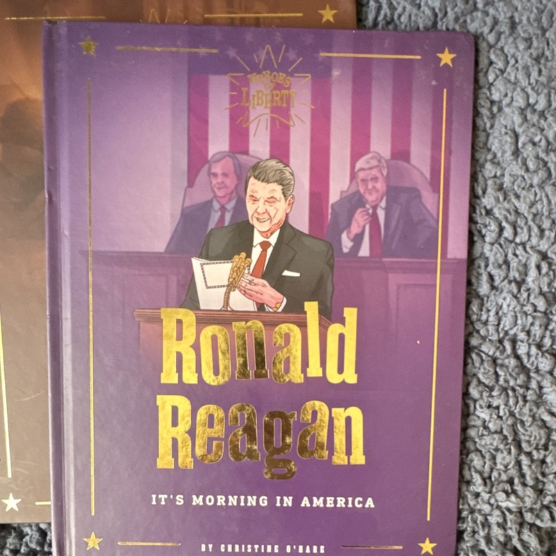 Lot of 3 Heroes of Liberty Books Reagan Sowell Amy Coney Barrett Kids Biography gallery